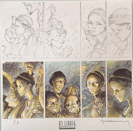 COMICS Ex-libris : Les Tours de Bois-Maury "Assunta" (Hermann)