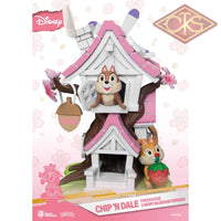 Disney - Chip & Dale Diorama Cherry Treehouse Blossom Version (Ds-057) (15 Cm) Figurines