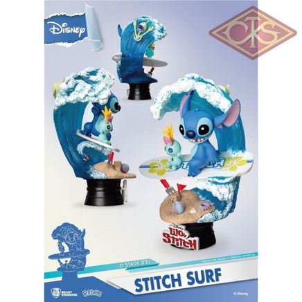 BEAST KINGDOM - Disney, Lilo & Stitch - Diorama Stitch Surf (DS030) (15 cm)