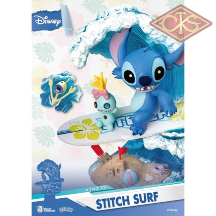 BEAST KINGDOM - Disney, Lilo & Stitch - Diorama Stitch Surf (DS030) (15 cm)