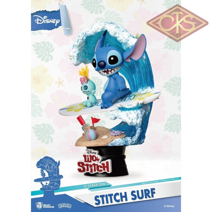BEAST KINGDOM - Disney, Lilo & Stitch - Diorama Stitch Surf (DS030) (15 cm)