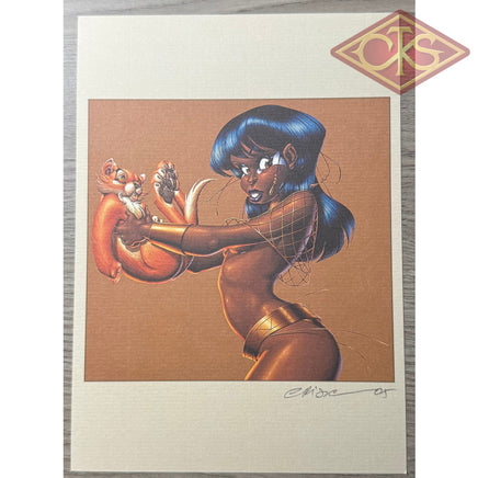 COMICS Ex-libris: Ishanti ’The Sacred Dancer’ (Crisse) Comics - Ex-libris