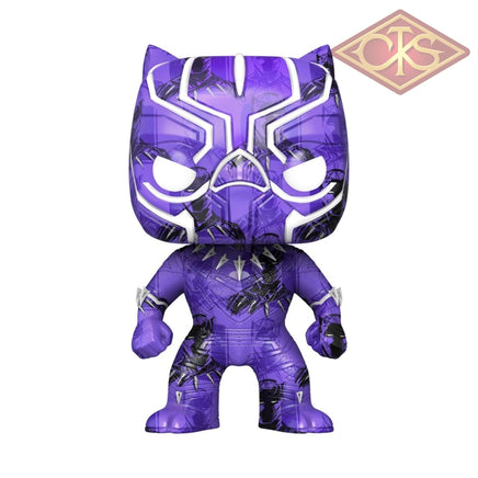 Funko POP! Art Series - Marvel, Black Panther - Black Panther (incl. Hard Protector) (72) Exclusive
