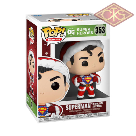 Funko POP! Heroes - DC Super Heroes - Superman in Holiday Sweater (353)