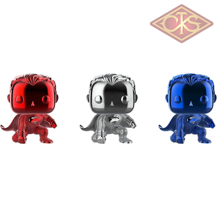 Funko POP! Heroes - Justice League - Superman Landing (Fall Convention 2018) (3Pack) Exclusive