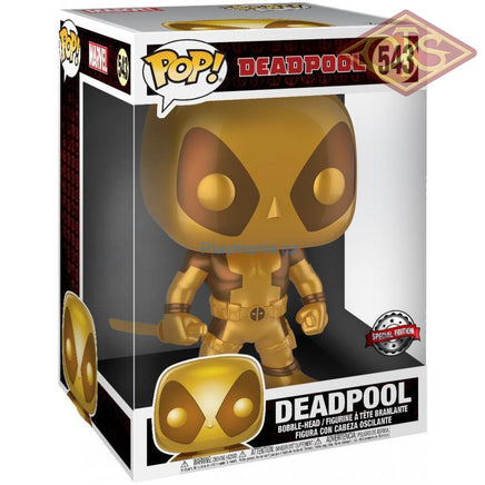 Funko POP! Marvel - Deadpool - Deadpool (Gold / Two Swords) 10" (543) Exclusive