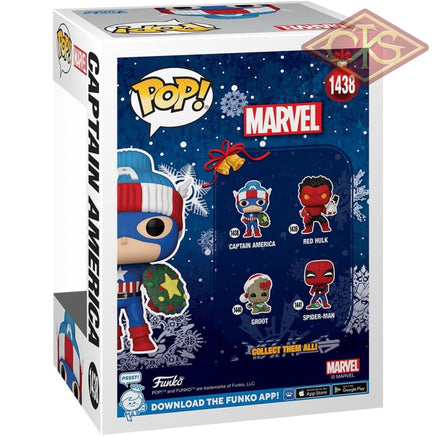 Funko POP! Marvel - Holiday - Captain America (1438)