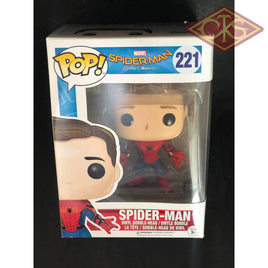 Funko POP! Marvel - Spider-Man : Homecoming - Spider-Man (Unmasked) (221) 'Smal Box Damage'
