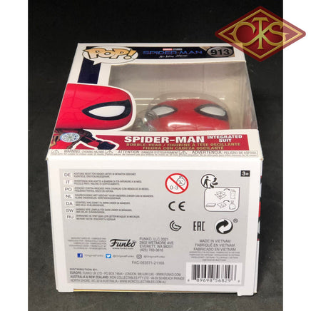 FUNKO POP! Marvel - Spider-Man, No Way Home - Spider-Man (Integrated Suit) (913) "Small Damaged Packaging"'