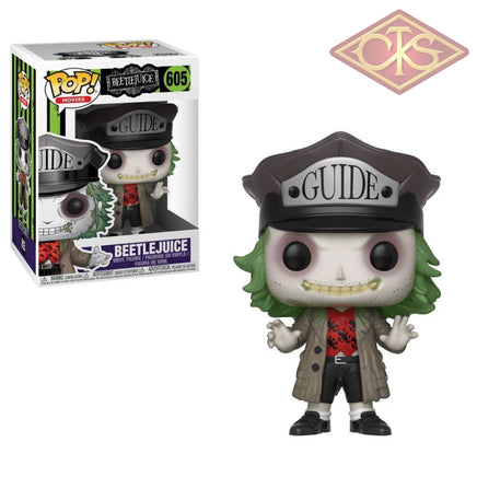 Funko POP! Movies - Beetlejuice - Vinyl Figure Beetlejuice (Guide Hat) (605)