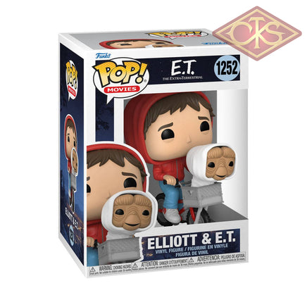 Funko POP! Movies - E.T. (40th Anniversary) - Elliott w/ ET in Bike Basket (1252)