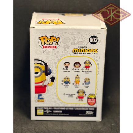 Funko POP! Movies - Minions, The Rise of Gru - Roller Skating Stuart (902) "Small Box Damage"