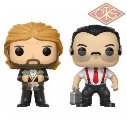 Funko Pop! Wwe - Wrestling Million Dollar Man Ted Dibiase & I.r.s. (2Pack) Exclusive Figurines