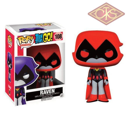 Funko Pop! Television - Teen Titans Go! Raven (Red) (Exclusive) (108) Figurines