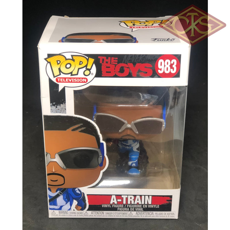 ○ FUNKO POP ファンコ 983 A-TRAIN The Boys A-Train Funko Pop #983 Signed by Jessie T Usher