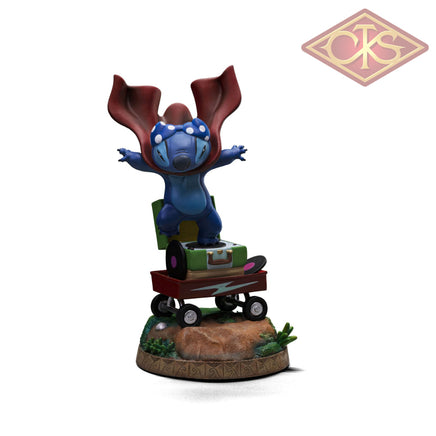 IRON STUDIOS, Art Scale Statue 1/10 - Lilo & Stitch : Stitch Laundry (19cm)