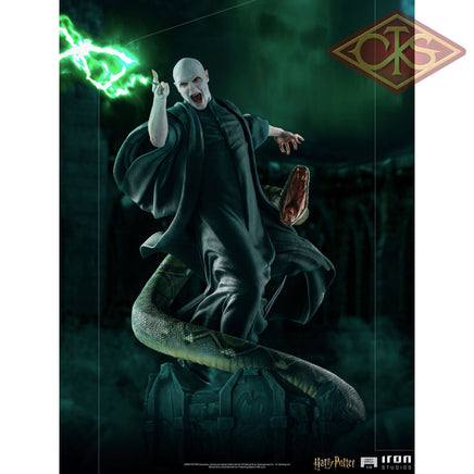 Iron Studios Statue - Wizarding World Harry Potter Replica Voldemort & Nagin (58Cm) Iron Studios