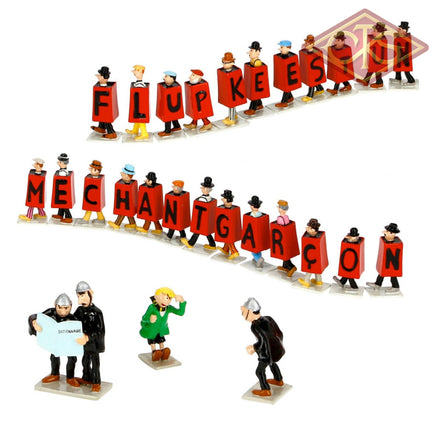 Quick & Flupke - Mini-Serie Figurines Vendetta ‘Flupke Is A Bad Boy’ (°2008) Figurine Metallic