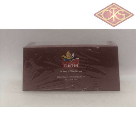 Tintin / Kuifje - Tintin's Cars 1/43 -  Blue Jeep (Jeep CJ 2a) (14cm)