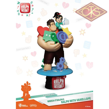 BEAST KINGDOM - Disney, Wreck-It Ralph 2 - Diorama Ralph w/ Venellope (DS-056) (15cm)