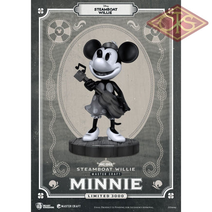 BEAST KINGDOM Statue - Disney, Steamboat Willie - Minnie Mouse (Limited & Numbered) (40cm)