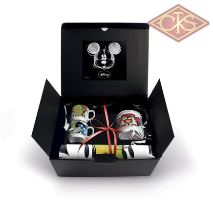 Disney - Mickey & Minnie Gift Box Green: 2 Stackable Espresso Cups + Sugar Bowl Placemat Set