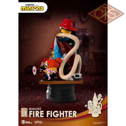 Disney - Minions - Diorama Minions Fire Fighter (15 cm)