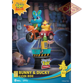 Disney - Toy Story - Diorama 'Bunny & Ducky Coin Ride' (13 cm)