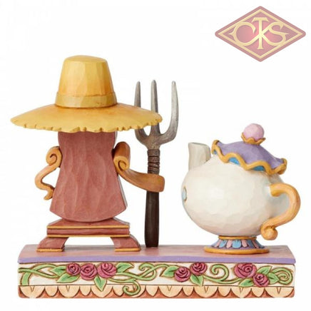 Disney Traditions - Beauty & The Beast - Mrs Potts & Cogsworth "Workin' Round the Clock" (13 cm)