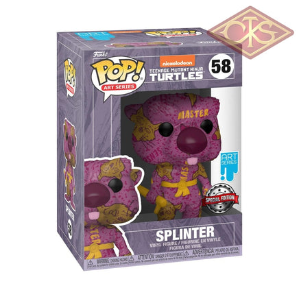 Funko POP! Art Series - Teenage Mutant Ninja Turtles - Splinter (incl. Hard Protector) (58) Exclusive