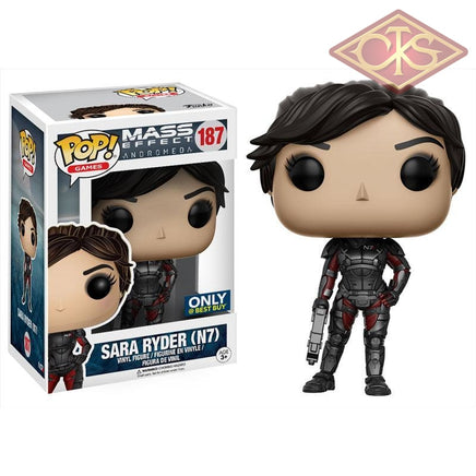 Funko Pop! Games - Mass Effect Andromeda Sara Ryder (N7) (187) Figurines