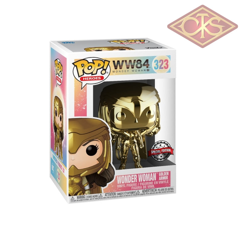 Funko POP Heroes Wonder Woman WW84 Wonder Woman Golden Armor