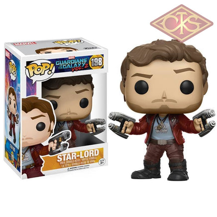 Funko Pop! Marvel - Guardians Of The Galaxy (Vol. 2) Star-Lord (198) Figurines