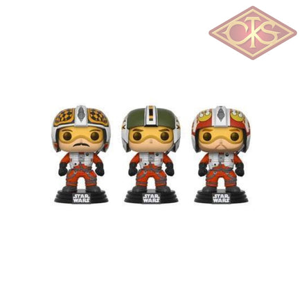Funko Pop! Star Wars - Biggs Wedge & Porkins (3 Pack) Exclusive Figurines