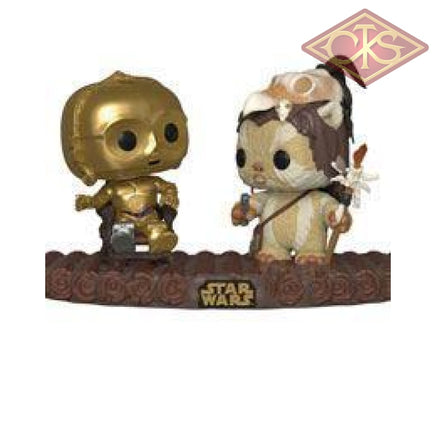 Funko Pop! Star Wars - Movie Moments Encounter On Endor C3Po Throne (294) Figurines