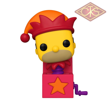 Funko POP! Television - The Simpsons, Treehouse of Horror - Jack-In-The-Box Homer (1031)