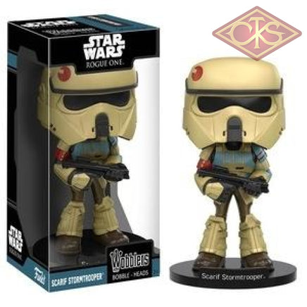 Funko Wacky Wobbler Bobble-Head - Star Wars Rogue One Scarif Stormtrooper Figurines