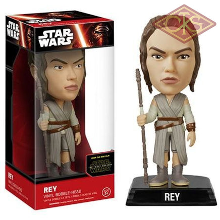 Funko Wacky Wobbler Bobble-Head - Star Wars The Force Awakens Rey Figurines