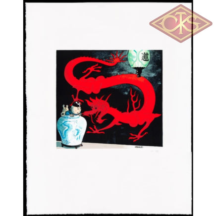 Tintin / Kuifje: Litho Le Lotus Blue Exclusive