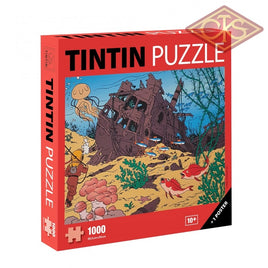 Tintin / Kuifje - Puzzle / Puzzel - “Red Rackham's Treasure" (1000 pieces) + poster
