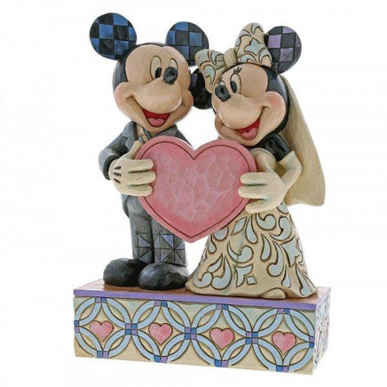 Disney Traditions - Mickey Mouse And Minnie Two Souls One Heart (18 Cm) Figurines