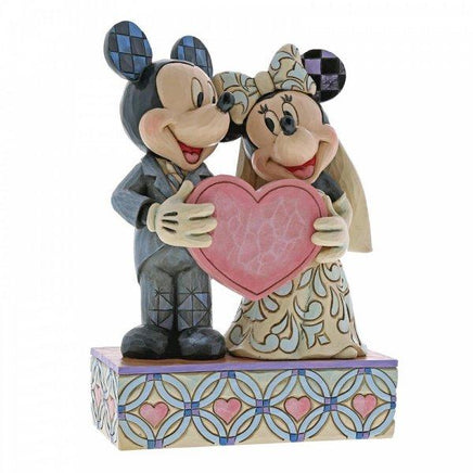 Disney Traditions - Mickey Mouse And Minnie Two Souls One Heart (18 Cm) Figurines