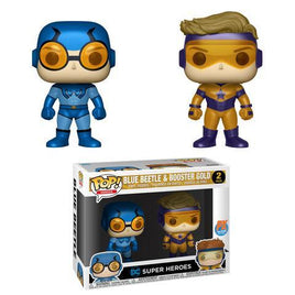 Funko Pop! Heroes - Super Blue Beetle & Booster Gold (2Pack) Exclusive Figurines