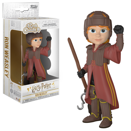 Funko Rock Candy - Harry Potter Ron Weasley In Quidditch Uniform Figurines