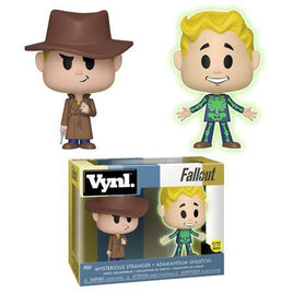 Funko Vynl - Fallout Mysterious Stranger & Adamantium Skeleton (Gitd) Figurines