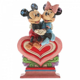 Disney Traditions - Mickey Mouse - Mickey Mouse & Minnie Mouse "Heart of Heart" (22 cm)