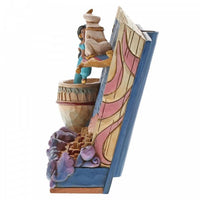 DISNEY TRADITIONS Figure - Aladdin - Aladdin & Jasmine "Romance Takes Flight" (Storybook) (14cm)
