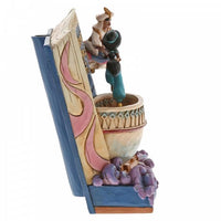 DISNEY TRADITIONS Figure - Aladdin - Aladdin & Jasmine "Romance Takes Flight" (Storybook) (14cm)