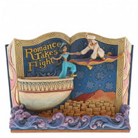 DISNEY TRADITIONS Figure - Aladdin - Aladdin & Jasmine "Romance Takes Flight" (Storybook) (14cm)