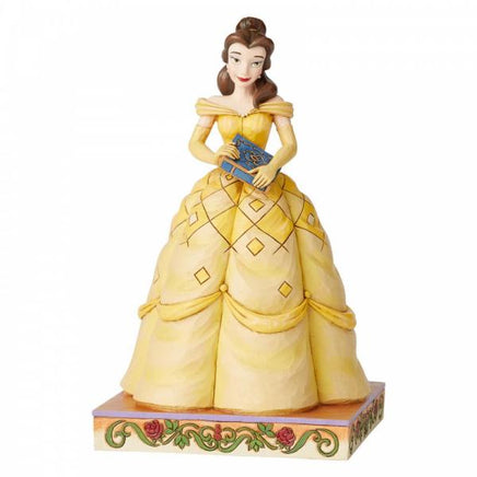 Disney Traditions - Beauty & The Beast - Belle "Book-Smart Beauty" (19 cm)